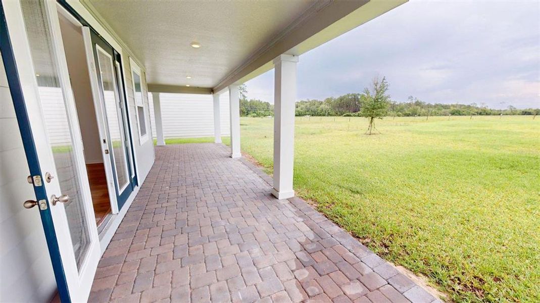 Exterior details and patio area of a home in , Winter Garden (Image 3). Exterior details and patio area of a home in , Winter Garden (Image 3).