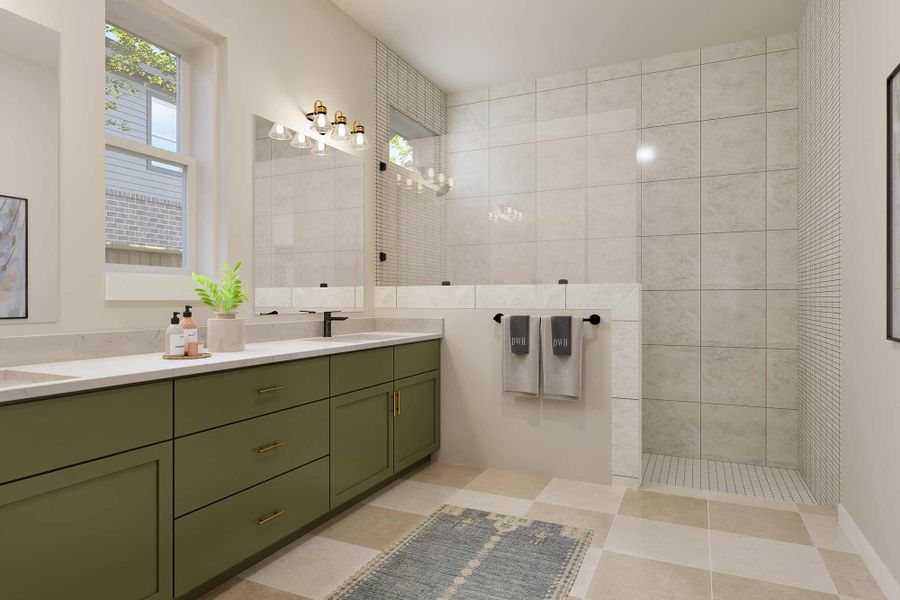 The Addison - Optional Super Shower The Addison - Optional Super Shower