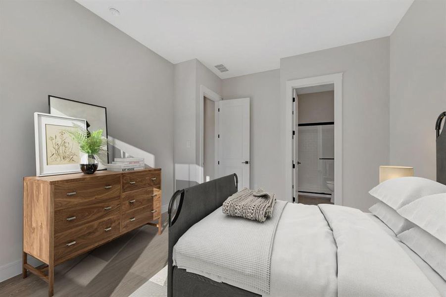 Furnished interior view inside a new home in Sterling Greene, Arlington (Image 27).