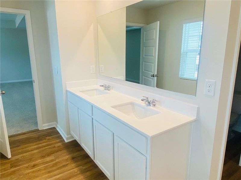 Furnished interior view inside a new home in Preserve at Dove Creek, Statham (Image 6).