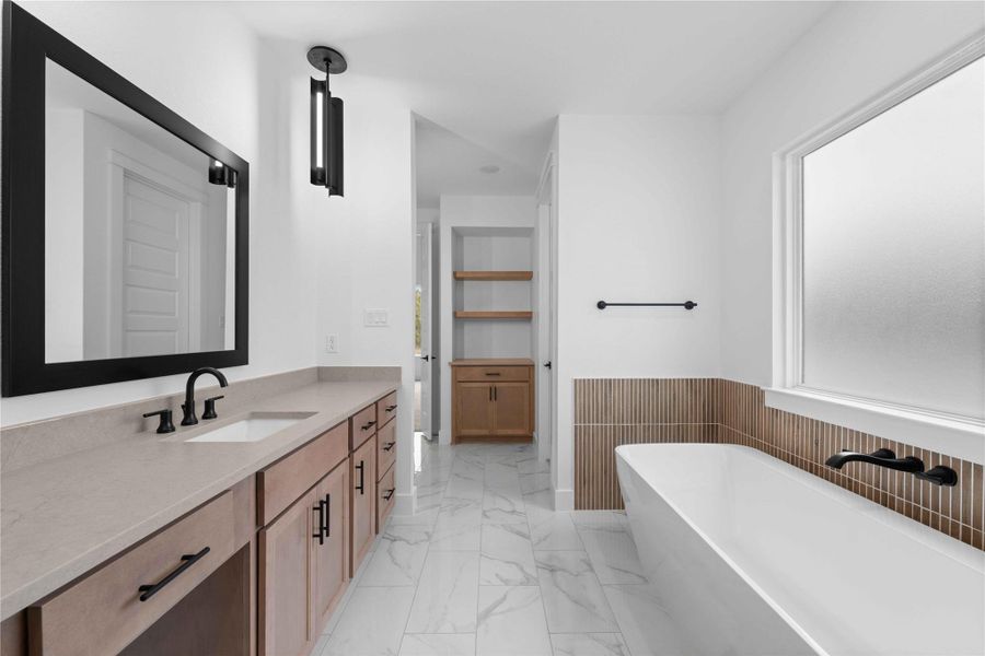 Furnished interior view inside a new home in Daniels Mountain, Georgetown (Image 16).