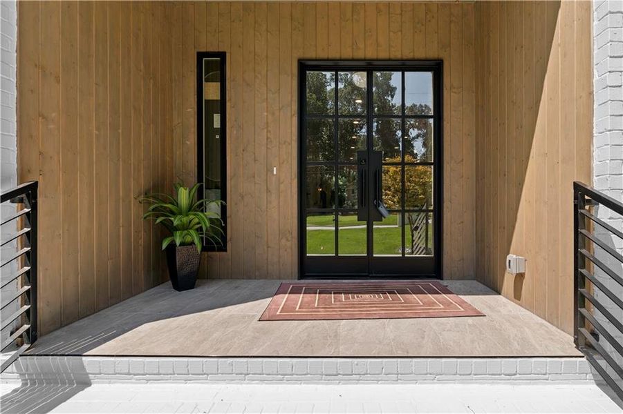 Exterior details and patio area of a home in , Atlanta (Image 43). Exterior details and patio area of a home in , Atlanta (Image 43).
