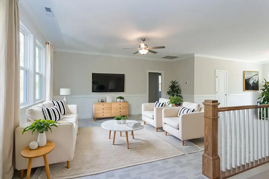 Representative furnished interior of a home built from the Wylie by Caruso Homes in Magnolia Acres, Fuquay Varina (Image 10).