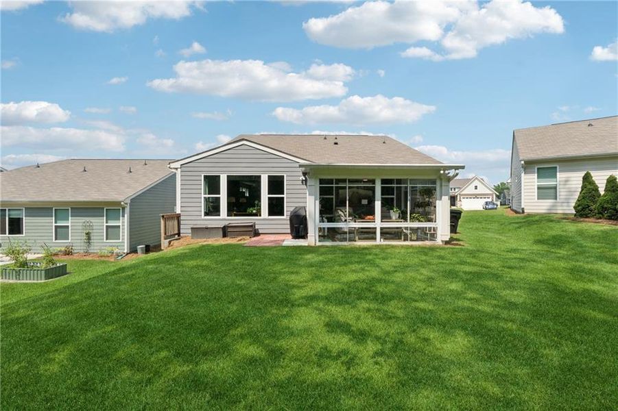 Front exterior of a new home in Poplar Place, Dallas, GA, highlighting curb appeal (Image 2).