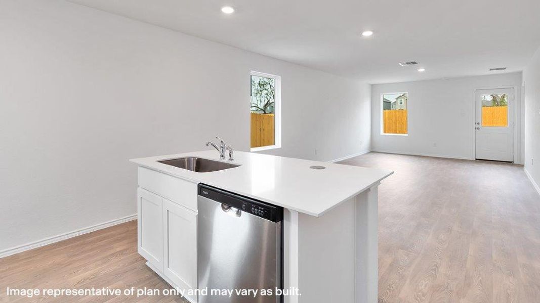 Furnished interior view inside a new home in Blue Ridge Ranch, San Antonio (Image 8).