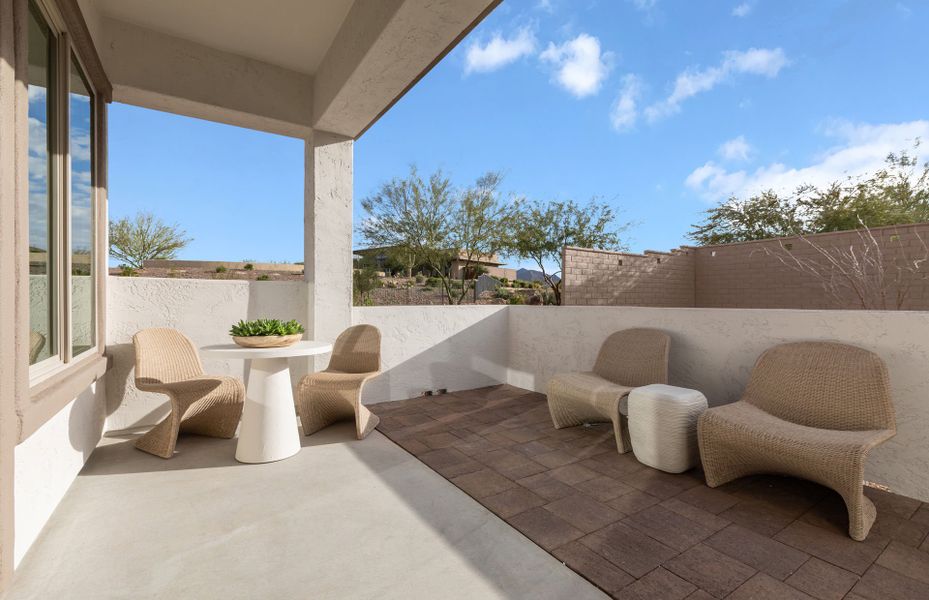 Representative exterior details of a home built from the Kinsey by Del Webb in Sun City Festival, Buckeye (Image 3).