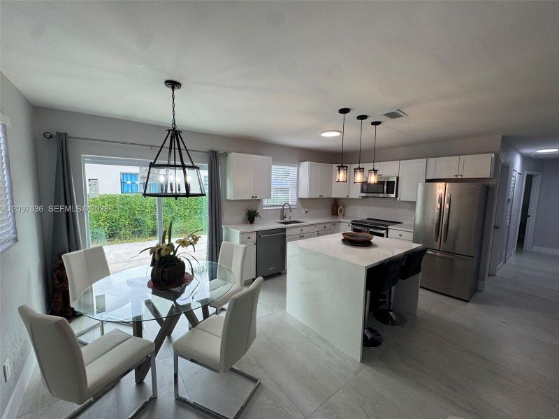Furnished interior view inside a new home in , Florida City (Image 7).