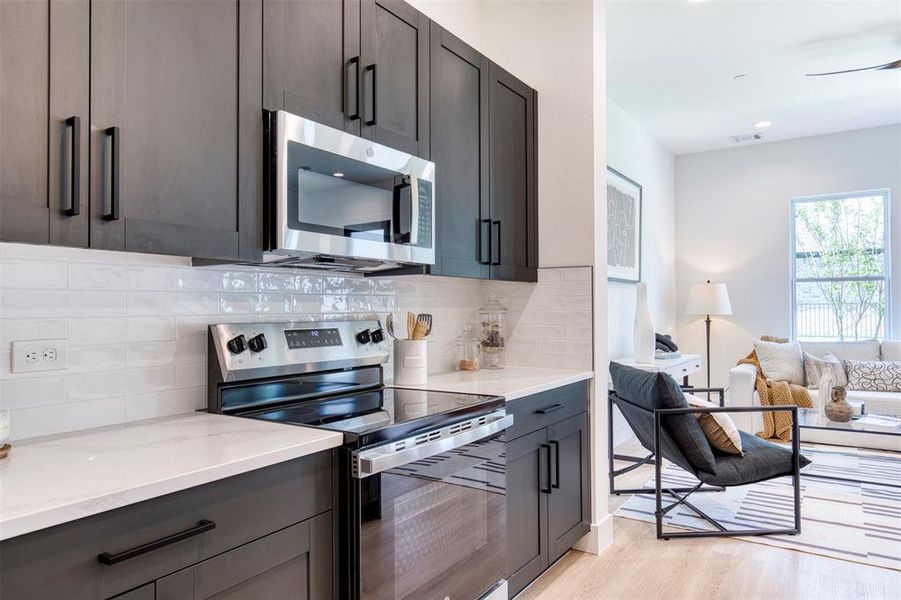 Furnished interior view inside a new home in , Rowlett (Image 12). Furnished interior view inside a new home in , Rowlett (Image 12).