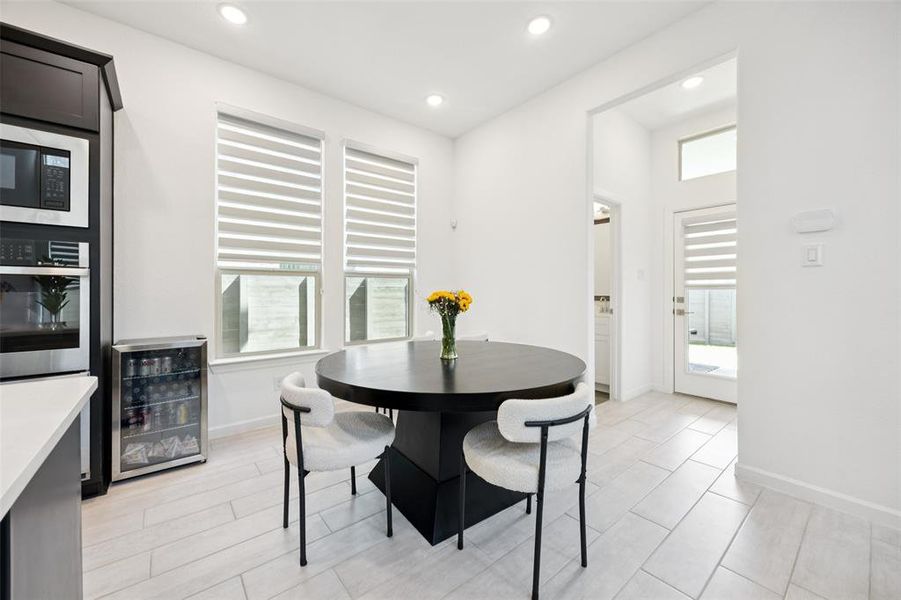 Furnished interior view inside a new home in Villas at the Station, Sachse (Image 9).