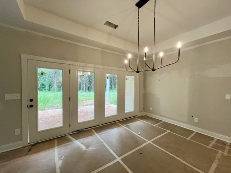 In-progress construction of a new home in Mitchell Farms, LaGrange, GA (Image 10).