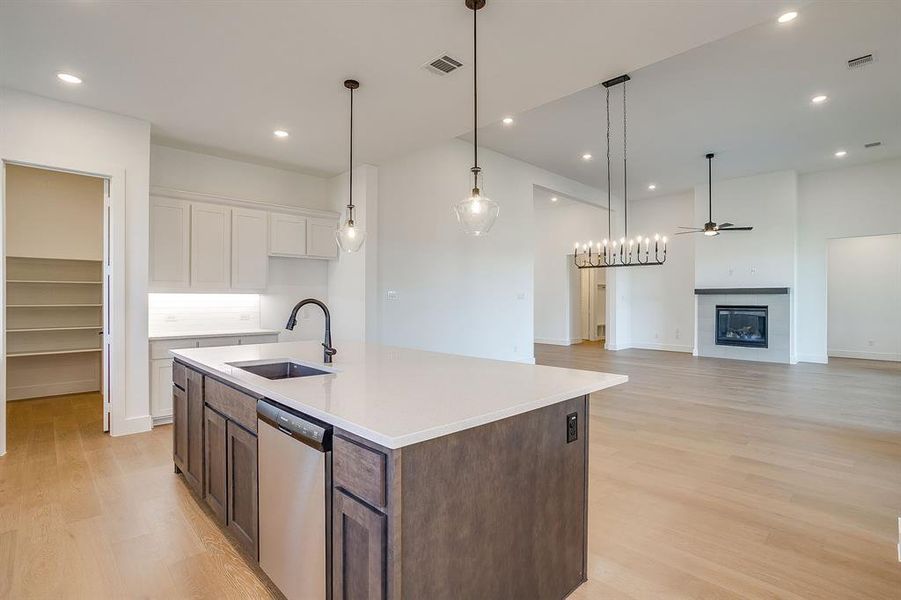 Furnished interior view inside a new home in Waterfall Ranch, Waxahachie (Image 13).