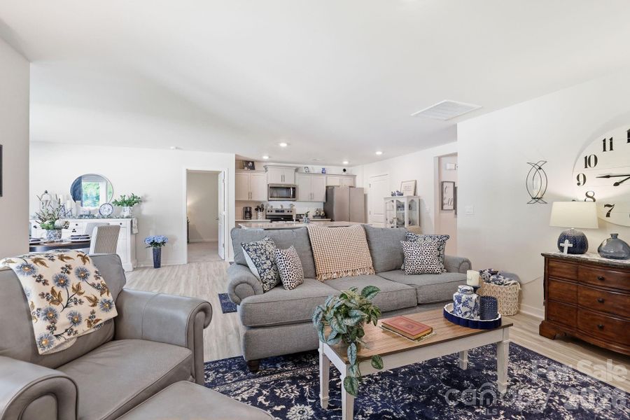 Furnished interior view inside a new home in Woodhaven at Chester, Chester (Image 10).