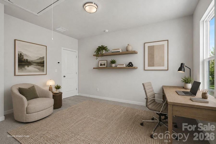 Furnished interior view inside a new home in , Charlotte (Image 3).