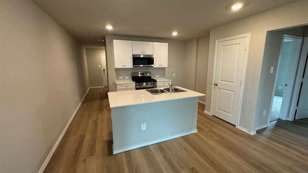 Furnished interior view inside a new home in Hickory Grove, Krum (Image 7). Furnished interior view inside a new home in Hickory Grove, Krum (Image 7).