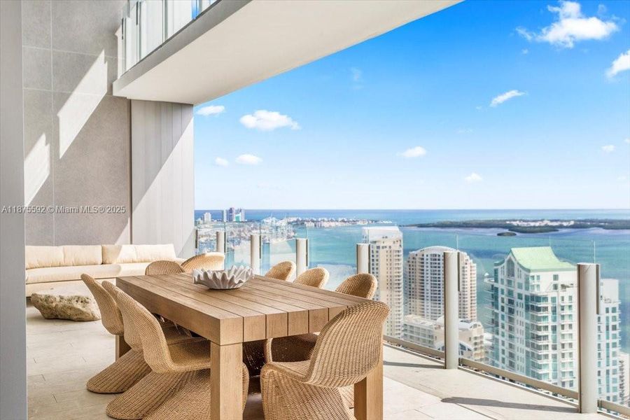 Furnished interior view inside a new home in , Miami (Image 13).