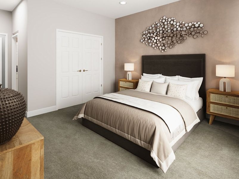 Representative furnished interior of a home built from the Bradley by Taylor Morrison in Skye Ranch Community Group Page, Sarasota (Image 12).