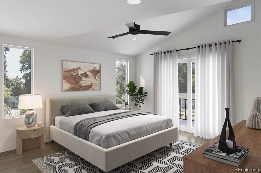 Furnished interior view inside a new home in , Denver (Image 3).