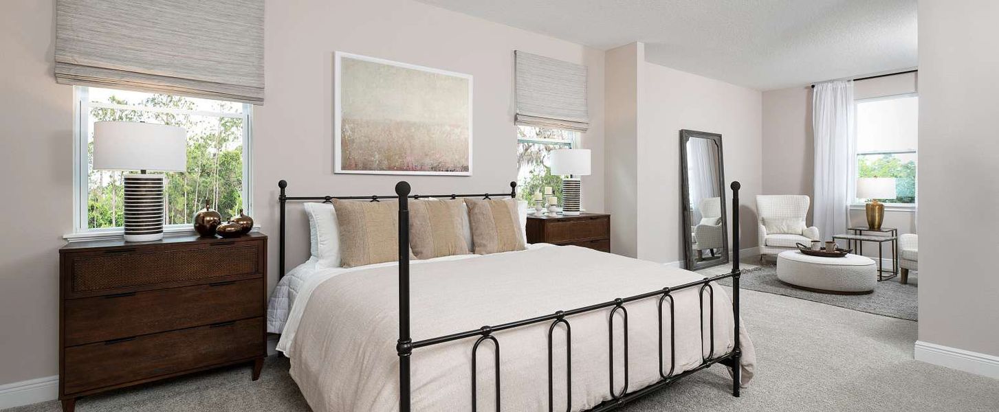 Representative furnished interior of a home built from the Plant II by Ashton Woods in Ellington Traditional, St. Cloud (Image 12).