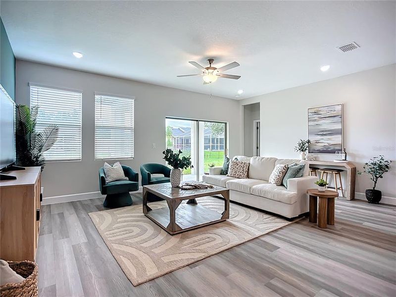 Furnished interior view inside a new home in , North Port (Image 16). Furnished interior view inside a new home in , North Port (Image 16).