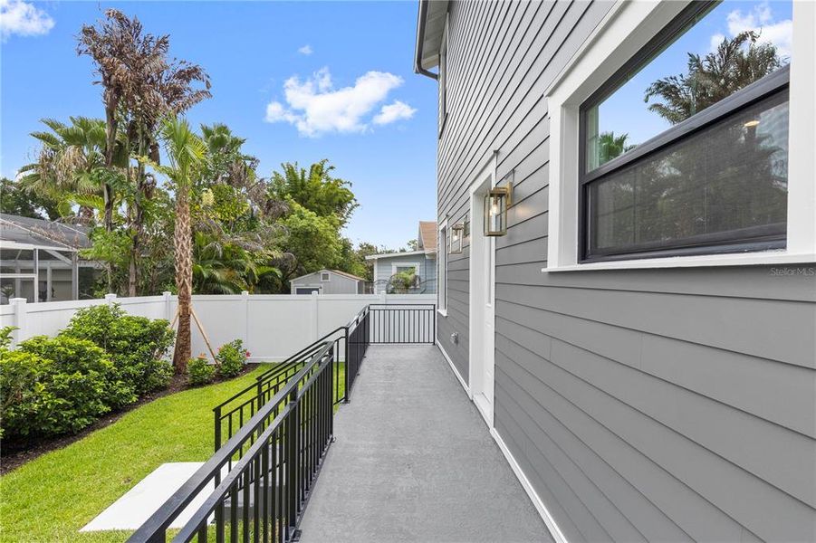 Exterior details and patio area of a home in , Tampa (Image 32). Exterior details and patio area of a home in , Tampa (Image 32).