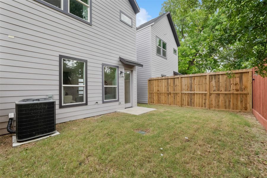 Exterior details and patio area of a home in , Houston (Image 26). Exterior details and patio area of a home in , Houston (Image 26).