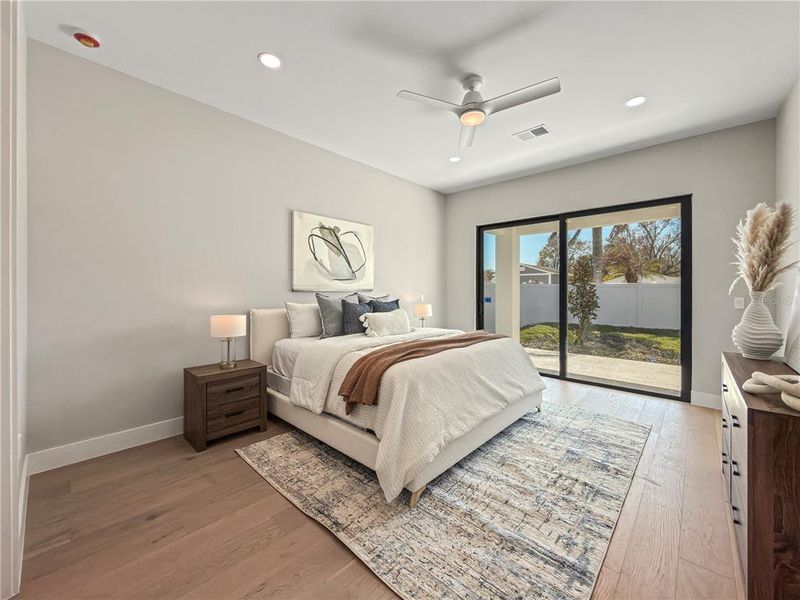 Furnished interior view inside a new home in College Park, Orlando (Image 80).
