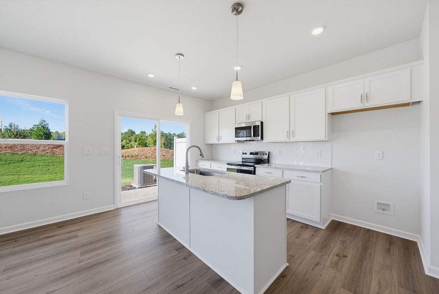 Furnished interior view inside a new home in Sweetbrier, Durham (Image 7).