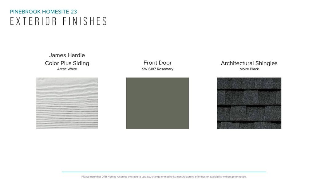 Sample of building materials used in homes in Pinebrook, Woodruff (Image 28). Sample of building materials used in homes in Pinebrook, Woodruff (Image 28).