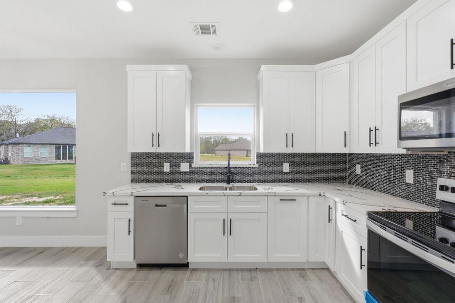 Furnished interior view inside a new home in , Trinity (Image 7).