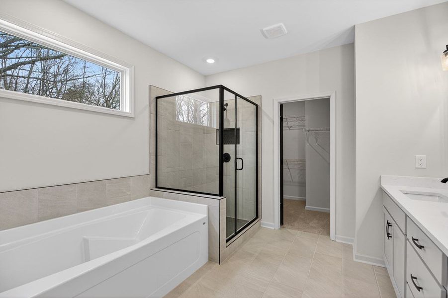Furnished interior view inside a new home in Blackwelder Bluff, Bowdon (Image 12).