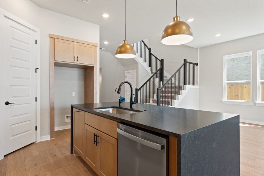 Furnished interior view inside a new home in Lariat, Liberty Hill (Image 10).