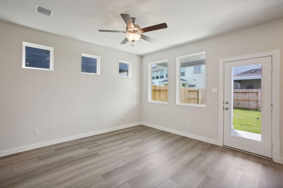 Photo is not of the actual home, but is an inspirational photo of builder’s model home and may depict options, furnishings, and/or decorator features that are not included