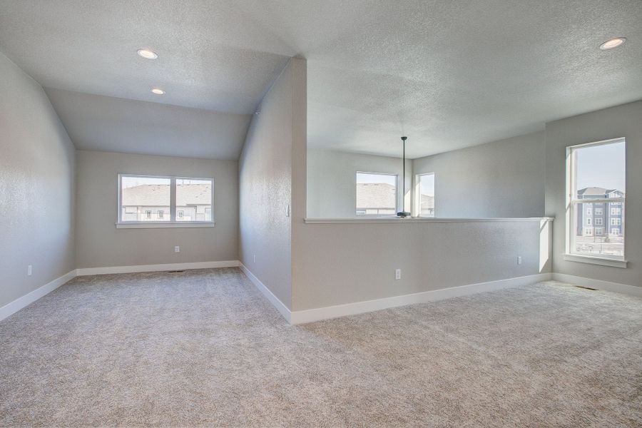 Representative unfurnished interior of a home built from the The Addison 2 by Landmark Homes in Highlands at Fox Hill, Longmont (Image 30). Representative unfurnished interior of a home built from the The Addison 2 by Landmark Homes in Highlands at Fox Hill, Longmont (Image 30).
