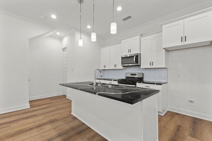 Furnished interior view inside a new home in , Houston (Image 3).