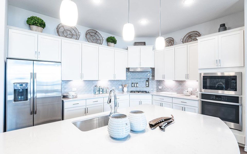 Representative furnished interior of a home built from the Atascadero by CastleRock Communities in Solterra, Mesquite (Image 7).