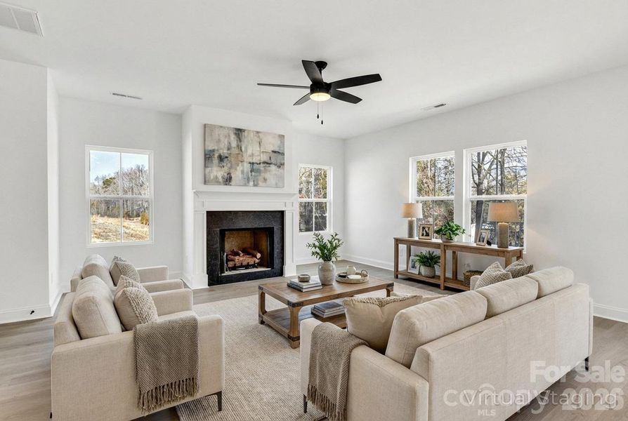 Furnished interior view inside a new home in , Kannapolis (Image 7).
