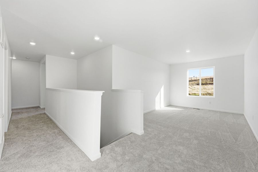 Spacious, unfurnished interior of a new home in Trailstone, Arvada (Image 17). Spacious, unfurnished interior of a new home in Trailstone, Arvada (Image 17).