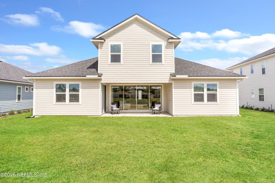 Exterior details and patio area of a home in TrailMark, St. Augustine (Image 4).