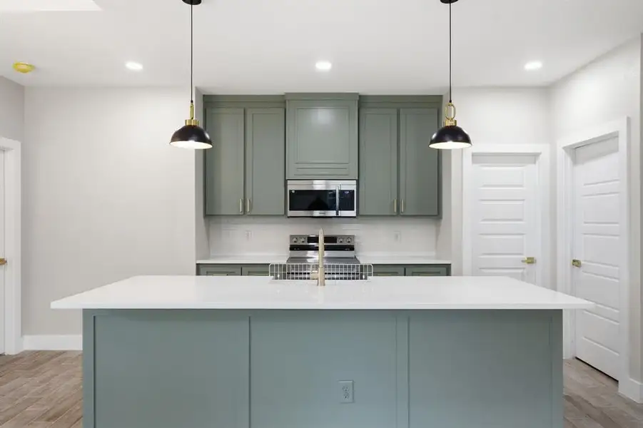 Furnished interior view inside a new home in , Ennis (Image 7).