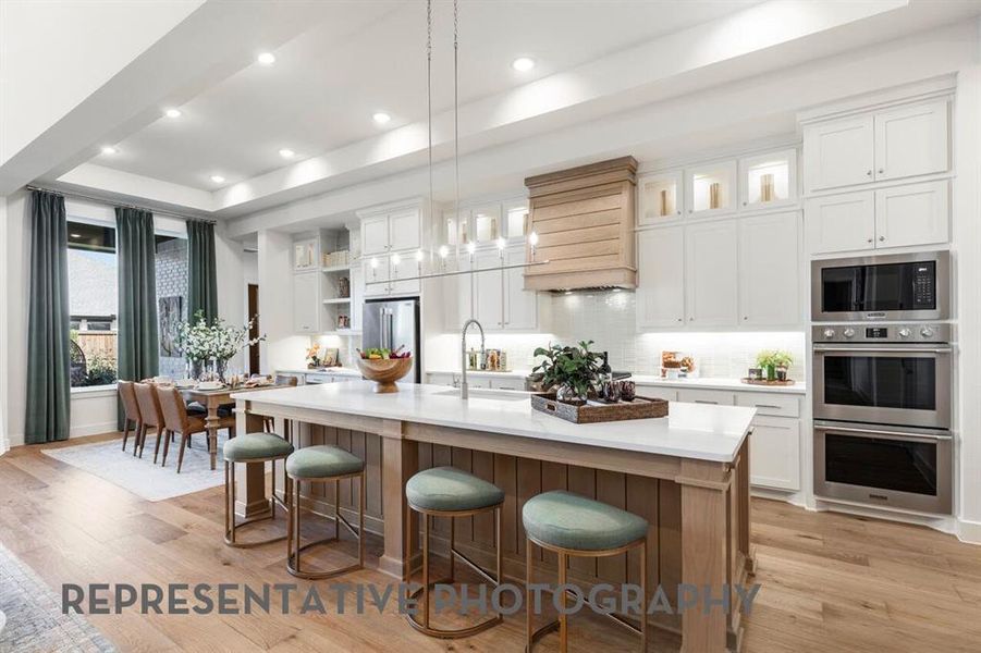 Furnished interior view inside a new home in The Parks at Wilson Creek, Celina (Image 13).