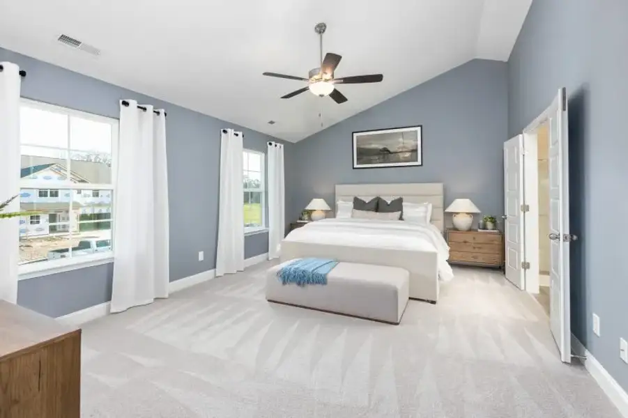 Furnished interior view inside a new home in Trinity Meadows, Trinity (Image 19). Furnished interior view inside a new home in Trinity Meadows, Trinity (Image 19).