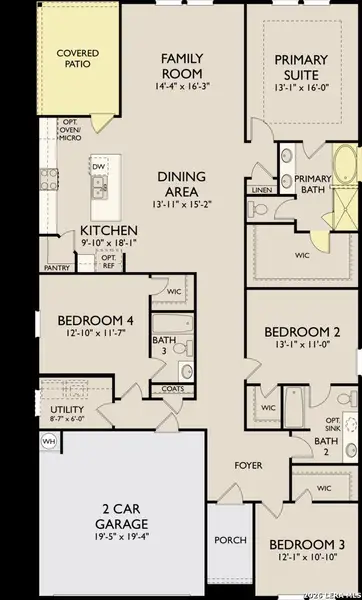 2D floor plan layout of this home in Hennersby Hollow, San Antonio, TX (Image 2). 2D floor plan layout of this home in Hennersby Hollow, San Antonio, TX (Image 2).
