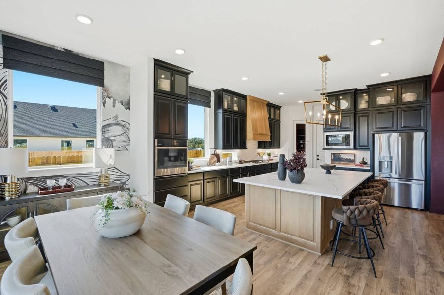 Furnished interior view inside a new home in Prominence, San Antonio (Image 37).