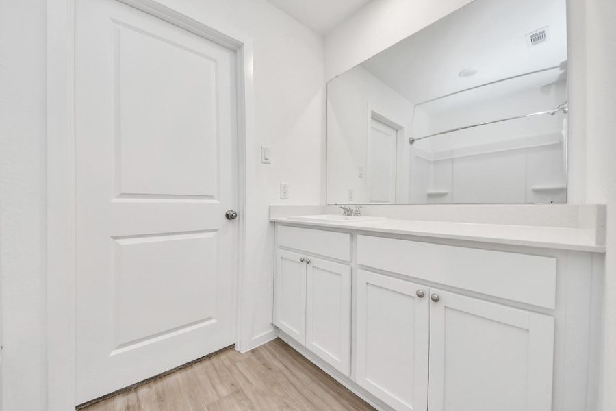 Bright, clean finishes throughout.