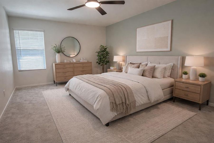 Furnished interior view inside a new home in Tillage Farms, Princeton (Image 7).