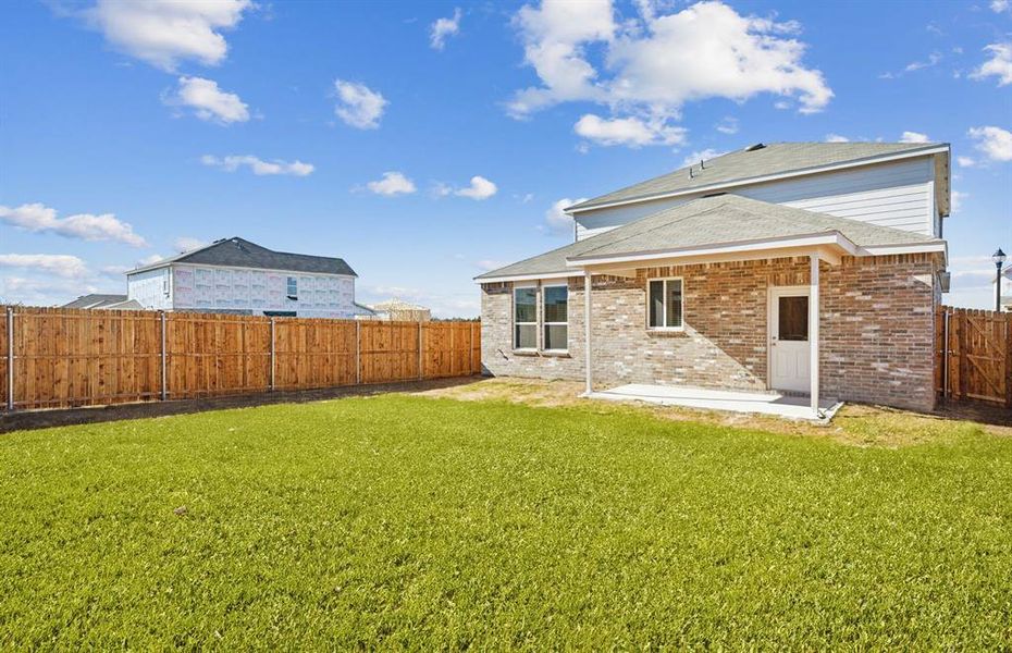 Oversized yard
