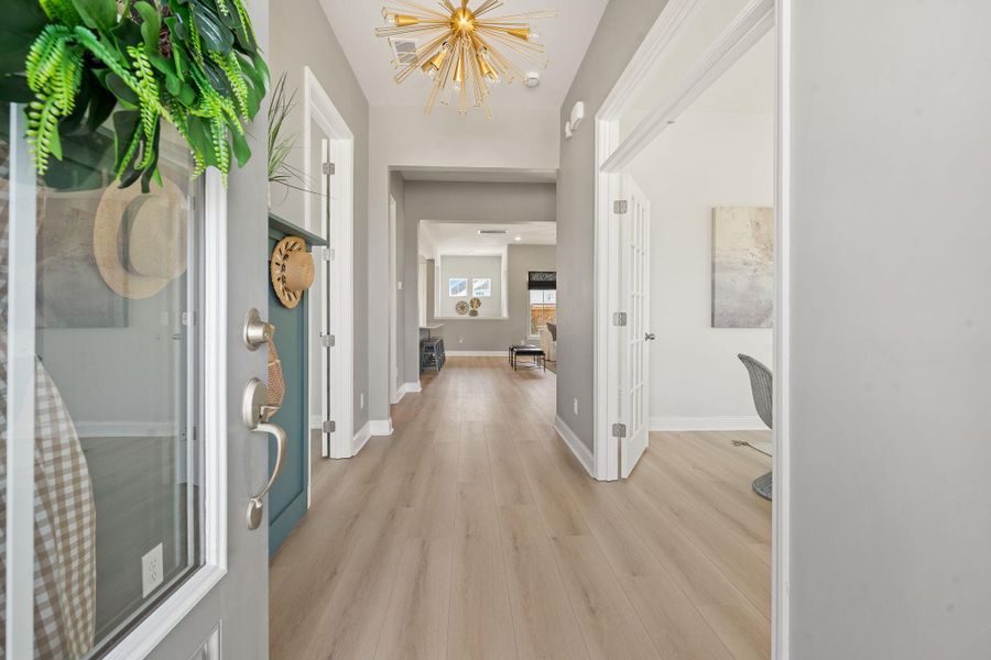 Furnished interior view inside a new home in , Summerville (Image 10).