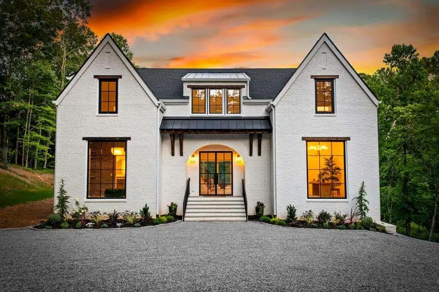 Front exterior of a new home in , Ellijay, GA, highlighting curb appeal (Image 1). Front exterior of a new home in , Ellijay, GA, highlighting curb appeal (Image 1).
