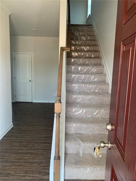 In-progress construction of a new home in , Dawsonville, GA (Image 20).