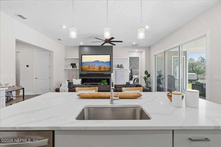 Furnished interior view inside a new home in , St. Johns (Image 5).